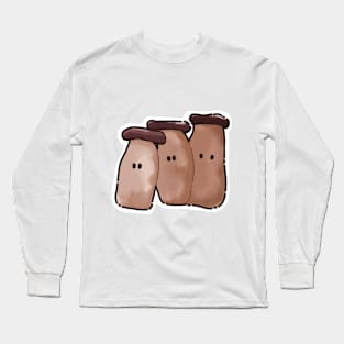 Cute Eryngii Mushroom Long Sleeve T-Shirt